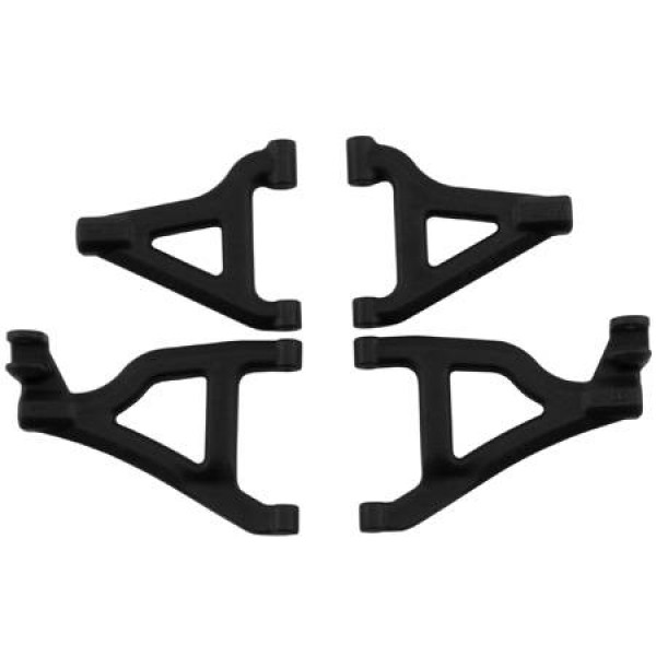 80652 1/16 Front A Arms Black Slash 4x4