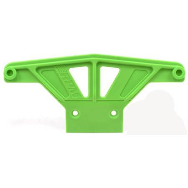 RPM Wide Front Bumper, Green (Rustler, Stampede 2wd, Bandit)