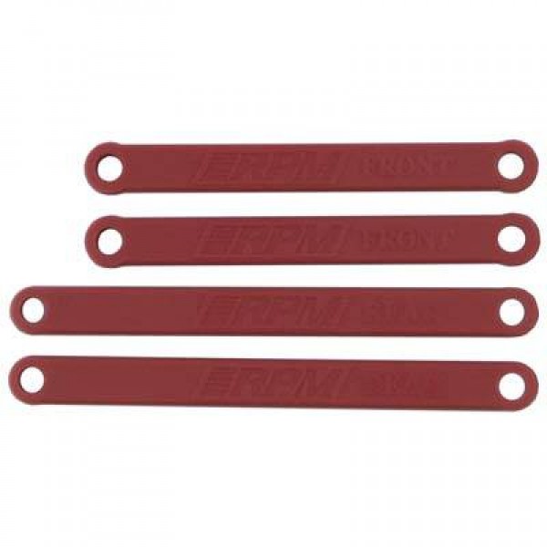 RPM Heavy Duty Camber Links, Red (Trax. e-Rustler/Stampede 2wd)