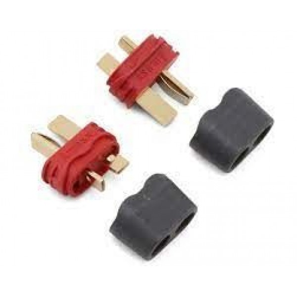 Samix T-Style Connectors Set w/Wire Cover (2 Male)