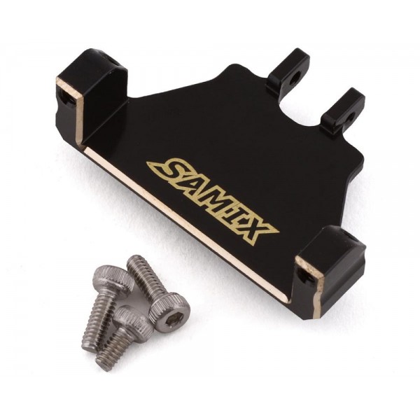 Samix SCX24 Brass Servo Mount, Black (EcoPower/Emax)