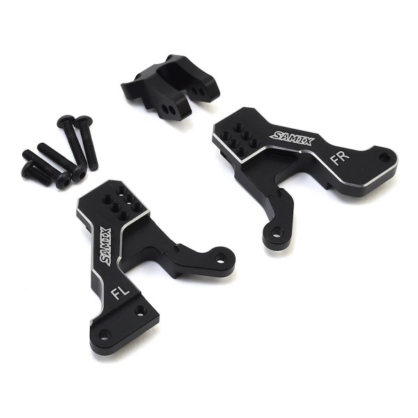 Samix Traxxas TRX-4 Aluminum Front Shock Plate, Black