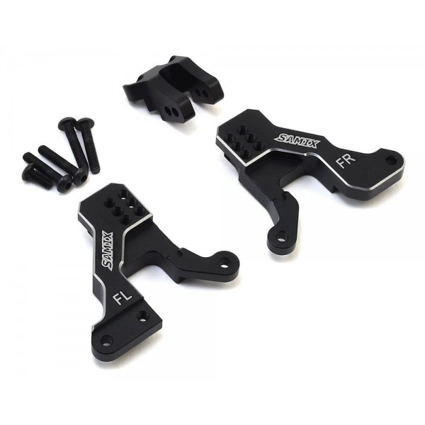 Samix Traxxas TRX-4 Aluminum Rear Shock Plate (Black)