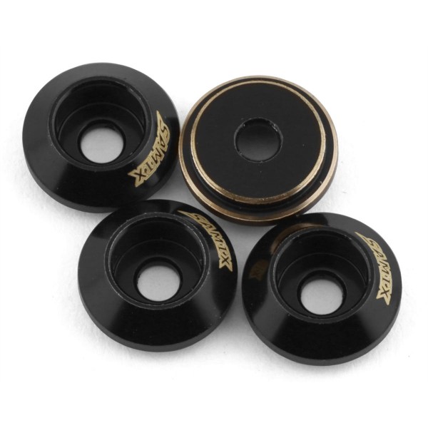 Samix TRX-4M Brass Shock Cups (4)
