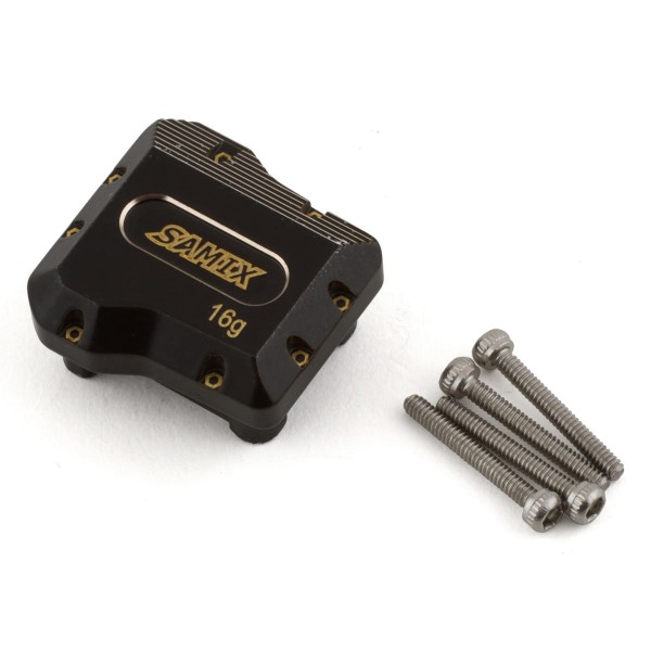 Samix TRX-4M Brass Differential Cover, Black