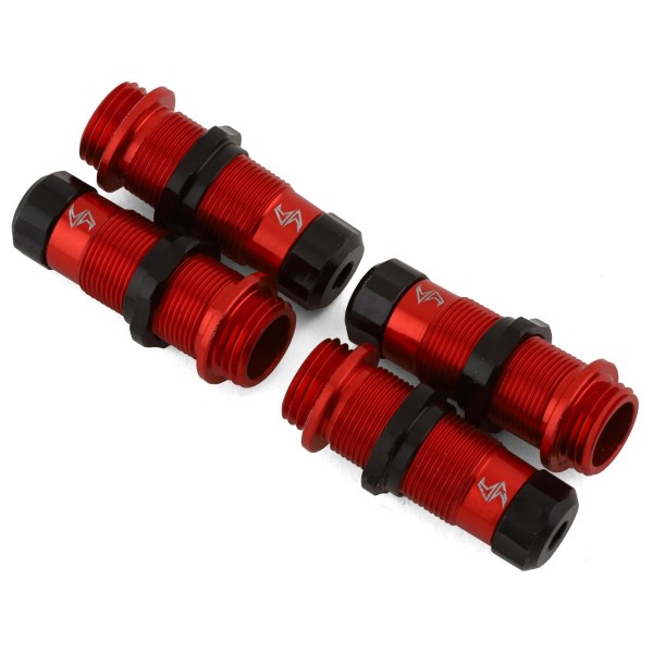 Samix TRX-4M Aluminum Shock Bodies, Red (4)