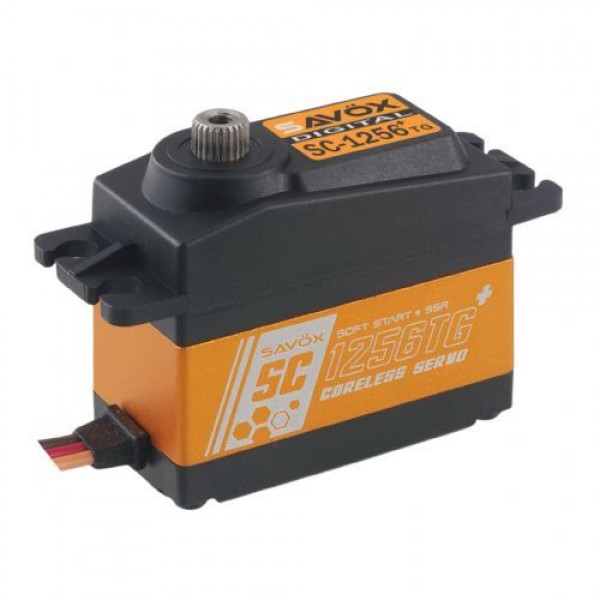 Savox Standard Size Coreless Digital Servo with Soft Start, 0.15sec / 277oz @ 6V