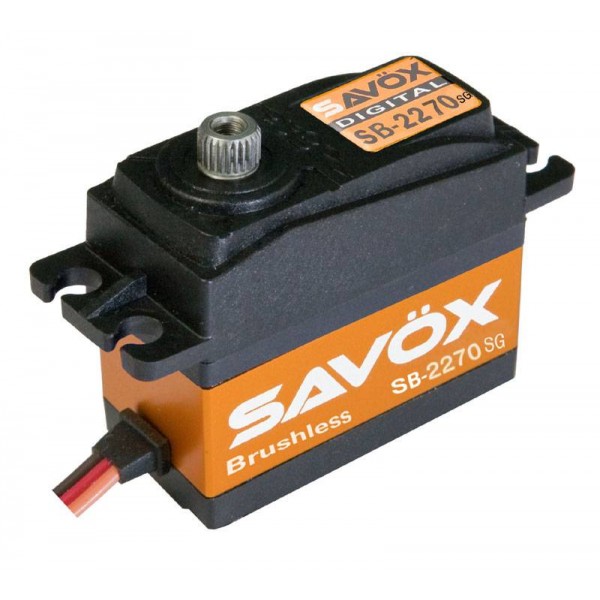 Savox High Voltage Brushless Digital Servo, .12/444 @7.4V