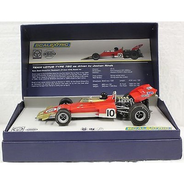 Scalextric 1/32 Lotus 72C F1 Jochen Rindt, #10 Limited Edition