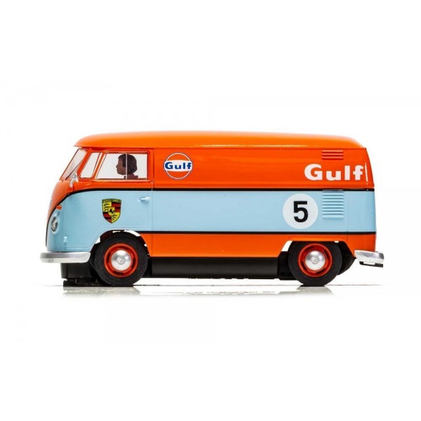 Scalextric 1/32 Volkswagen Panel Van, Gulf, with Working Lights.