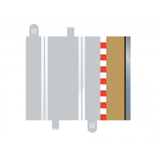 Scalextric 175mm Half Straight Borders (4)
