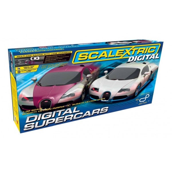 Scalextric C1322 Bugatti Digital Supercars SCAC1322 | [Hobbies] - Larry