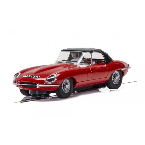 Scalextric 1/32 Jaguar E-Type,  Red