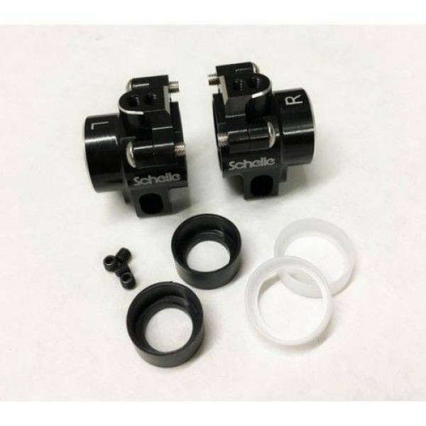 Schelle Aluminum Hub Set for B6.1 (black)