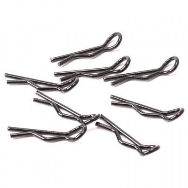 Schumacher Racing Small Body Clip 1/10 - Gloss Black (8)