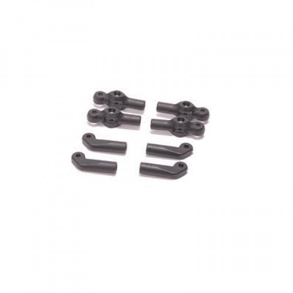 Schumacher Racing BLACK UPPER LINK SOCKETS - MI9 (4 PRS)