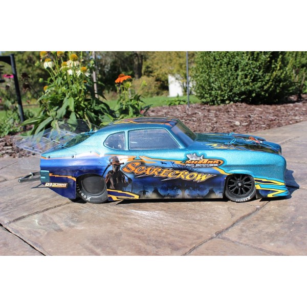 Shark RC Bodies Scarecrow Narrow Drag Body with Agressive Rear Wing, Clear