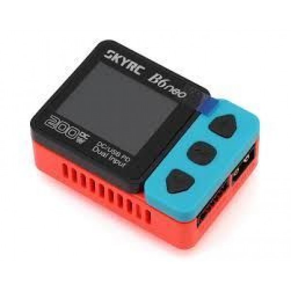 SkyRC B6Neo LiPo/LiHV/LiFe DC Battery Charger (6S/10A/200W) (Red/Blue)