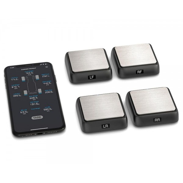 SkyRC SCWS2000 Bluetooth Corner Weight Scale System w/4 Scales
