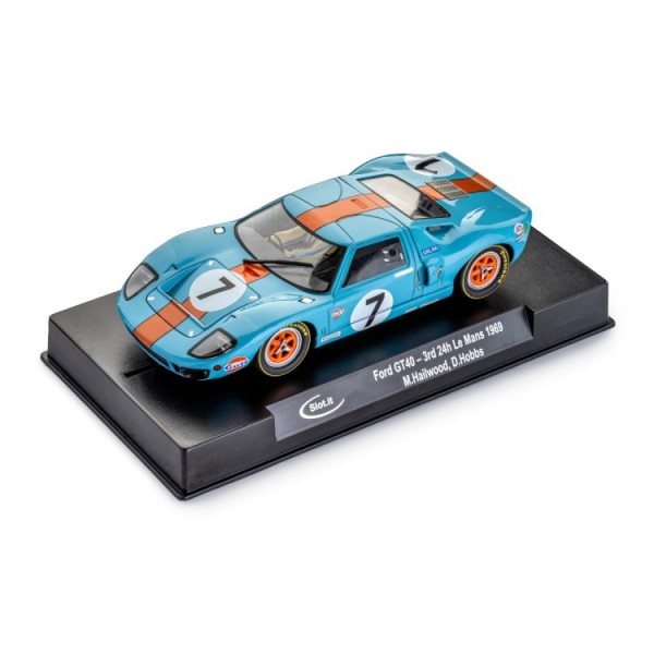SMC Racing Ford GT40 Slotcar, '69 Le Mans 3rd (Hailwood / Hobbs #7)