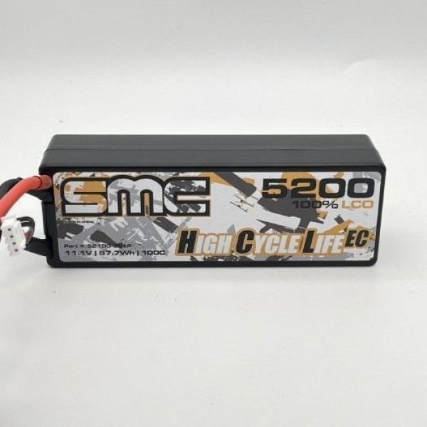 SMC Racing 11.1V 5200mAh 100C wired hardcase w/EC5