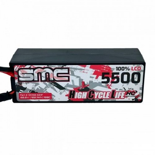 SMC Racing HCL-HC 22.2V-5500mAh-120C pack.  Hardcase EC5