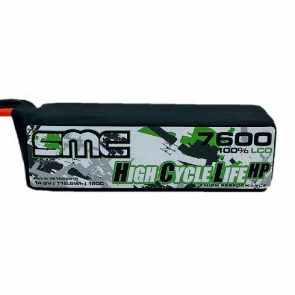 SMC Racing HCL-HP 14.8V 7600mAh 150C G10 Protection Plates EC5
