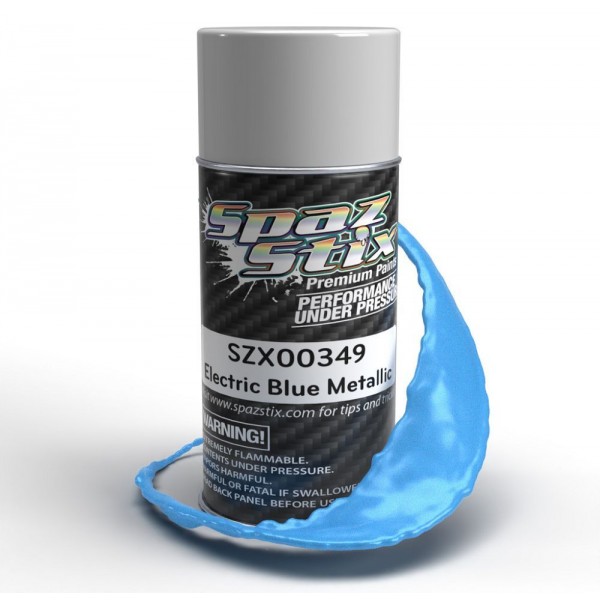 Spaz Stix Electric Blue Aerosol Paint, 3.5oz Can