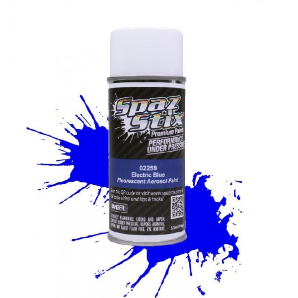 Spaz Stix Electric Blue Aerosol Paint, 3.5oz Can