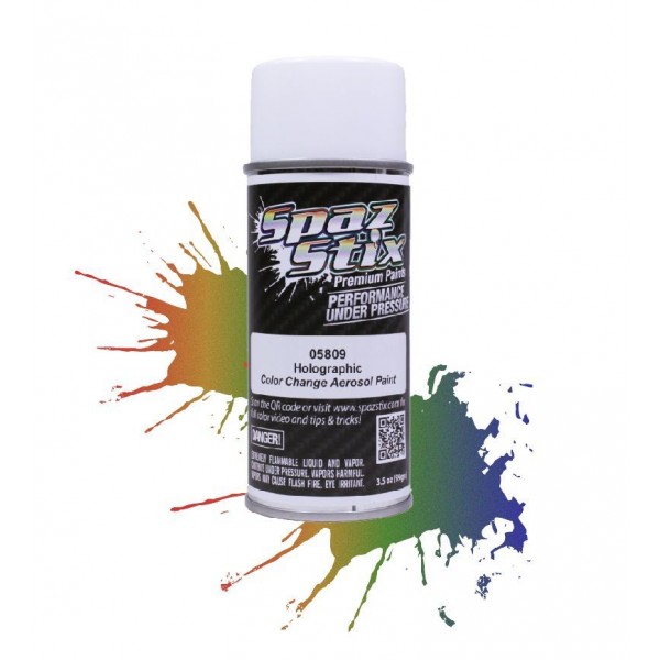 Spaz Stix Color Change Aerosol Paint, Holographic, 3.5oz Can
