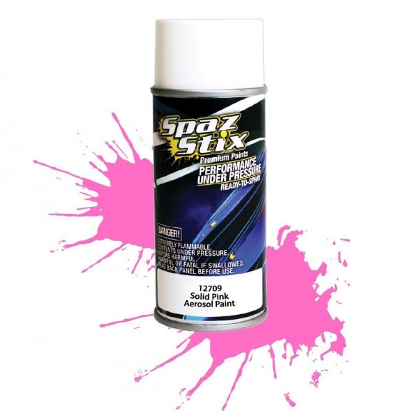 Spaz Stix Solid Pink Aerosol Paint, 3.5oz Can