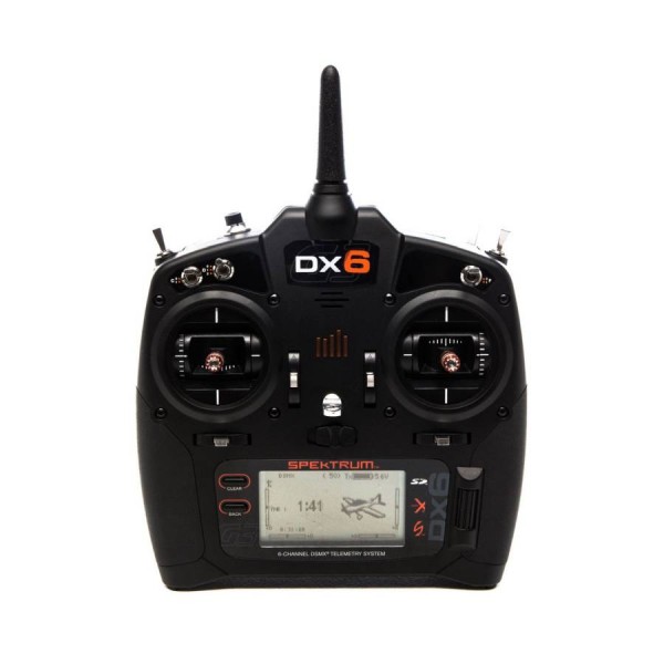 Spektrum RC DX6 G3 2.4GHz DSMX 6-Channel Radio Transmitter w/ AR6600T Telemetry Receiver