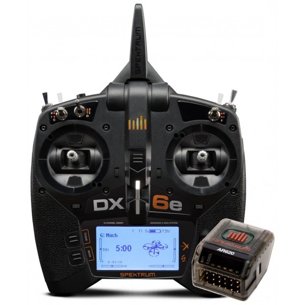 Spektrum DX6e 6CH Air Transmitter Radio System with AR620 Reciever