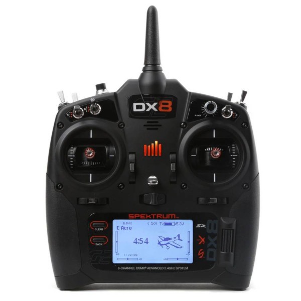 Spektrum RC DX8 Gen2 2.4GHz DSMX 8 Channel Radio System (Transmitter Only)