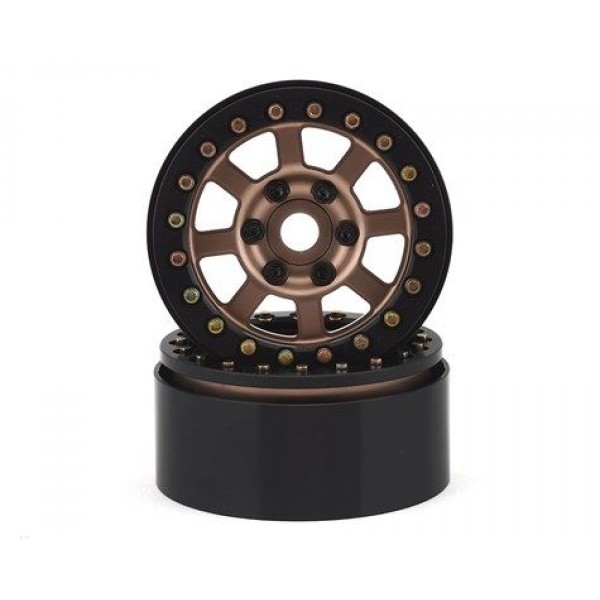 SSD RC Aluminum Assassin 1.9" Beadlock Crawler Wheels (Bronze) (2)