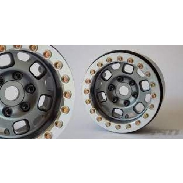 SSD RC 1.9"" Contender Beadlock Wheels (Grey) (2)