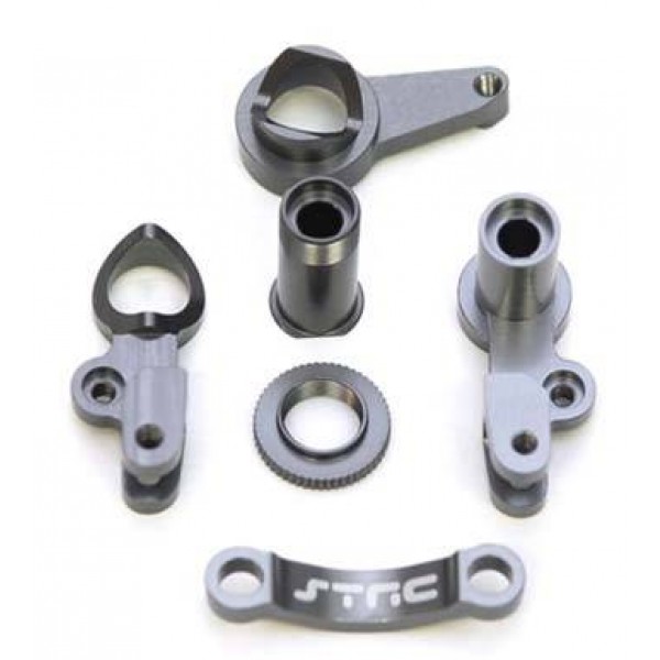 ST6845GM Prec Mach Alum HD Steering Bellcrank Set Slash