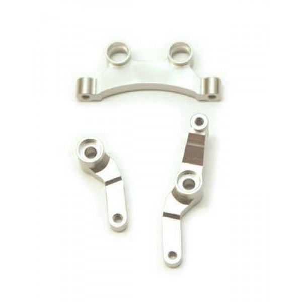 STC91391S Aluminum Steering Bellcrank Set Silver B5/B5M
