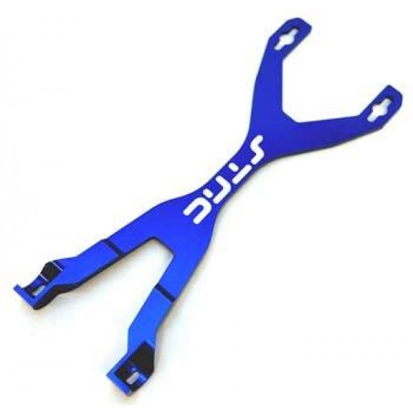 STC9814B CNC Mach Prec Alum Battery Strap Blue SC10