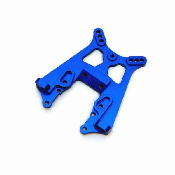 STC9825B CNC Mach HD Front Shock Tower Set Blue SC10