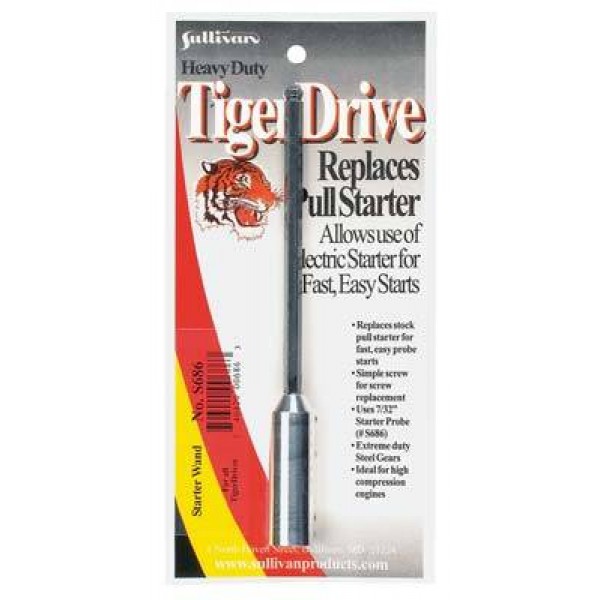 S686 TigerDrive Hex Drive Wand w/Alum Adptr
