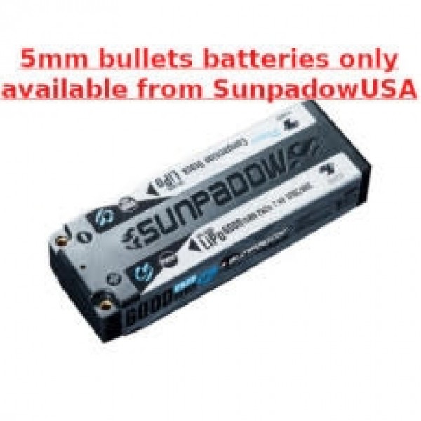 Sunpadow 7.4V 120C/60C Lipo Battery Platin Series, 6000mAh