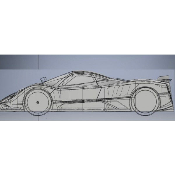 Super Rad SR-30 SuperZGT 1/10 USGT Touring Car body