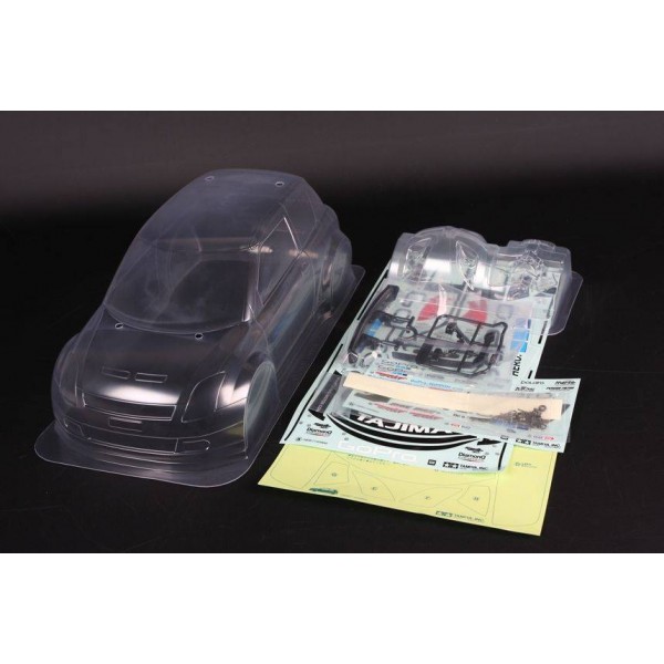 Tamiya Polycarbonate GoPro Monster Sport Body Set, Clear 