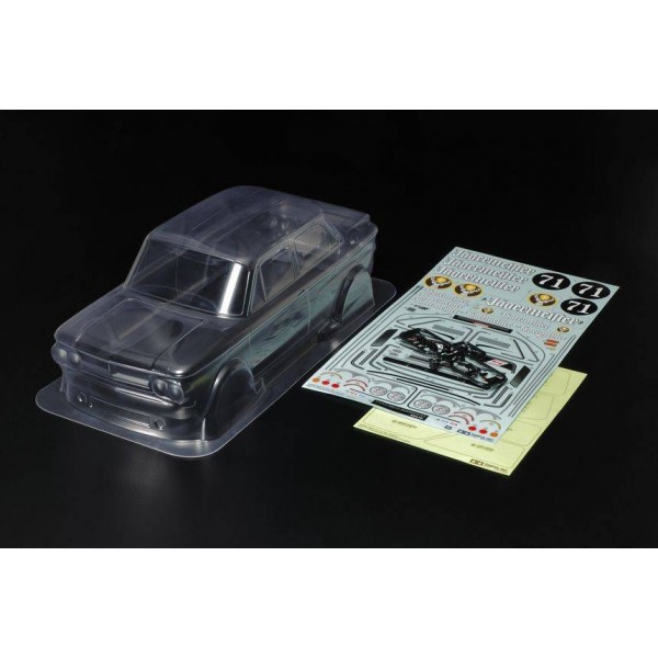 Tamiya NSU TT Jagermeister Body with Decals, Clear