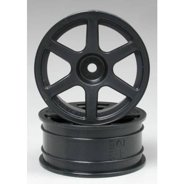 Tamiya 6-Spoke Wheels, Medium Narrow (2)