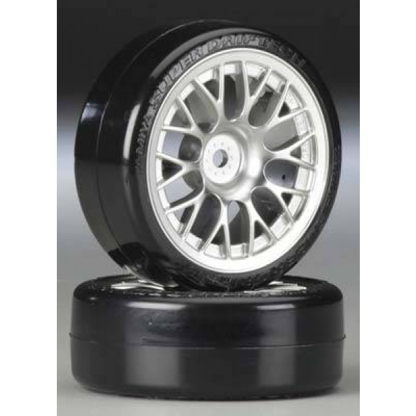 Tamiya 1/10 SD Drift Tech Tires/Mesh Wheels 24mm