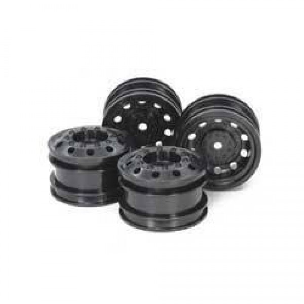 Tamiya Black Wheels (4)TT-01 Type-E, TT-02