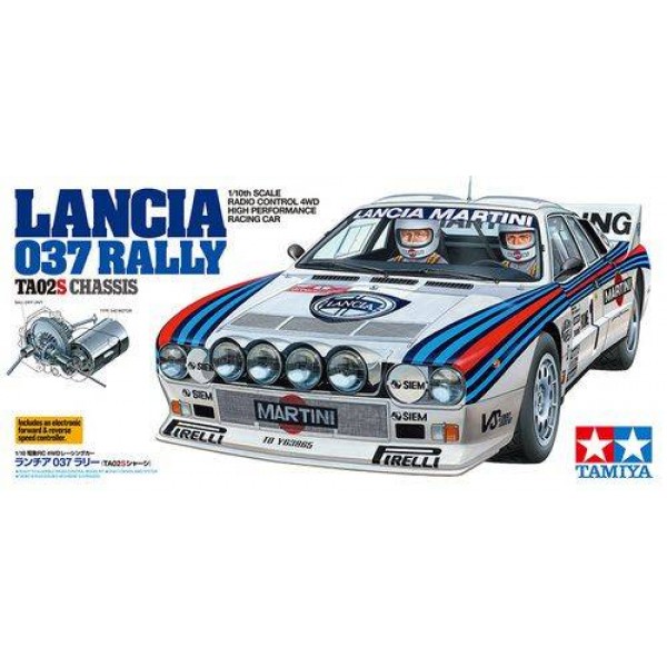 Tamiya Lancia 037 1/10 4WD Rally TA02-S Assembly Kit