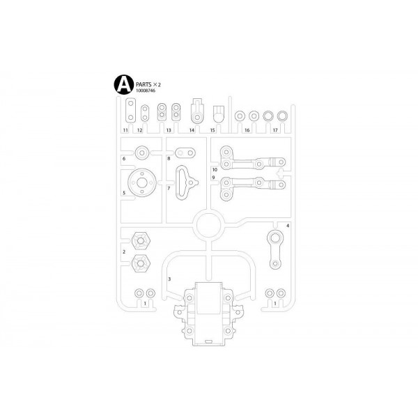 Tamiya A Parts, 58636